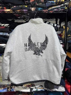 Vintage 90s Harley Davidson Reversible Jacket Size Large  - Image 1 of 4
