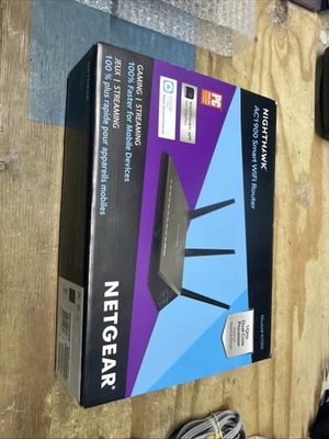 Netgear Nighthawk R7000 AC1900 Dual-Band WiFi Router Tested Working Cleaned - Image 1 of 4