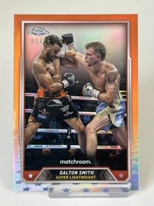 2024 Topps Chrome Boxing Dalton Smith #79 Orange Refractor 09/25 - Picture 1 of 2
