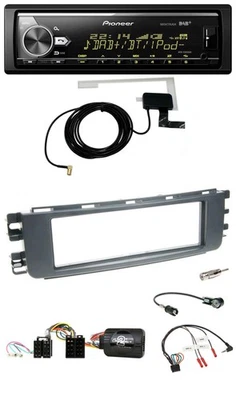 Pioneer Bluetooth DAB USB Lenkrad Autoradio für Smart ForFour 04-06 W454 Audio 2 - Bild 1 von 4