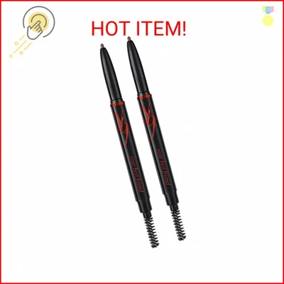 YBF Beauty Eyebrow Pencil - Universal Automatic Brow Pencil With Spoolie Brush - - Image 1 of 2