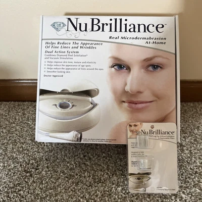 NuBrilliance Real Microdermabrasion Unit At-Home Kit 2 Tips DVD Manual - Image 1 of 4