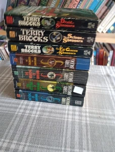 Lot of 7 SHANNARA novels by Terry Brooks. Paperbacks - Imagen 1 de 11