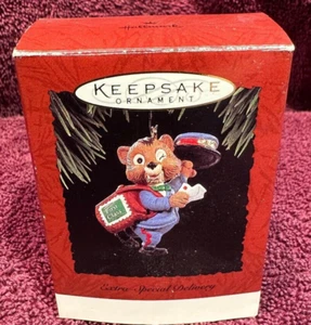 Vintage 1994 Hallmark Keepsake Ornament Extra Special Delivery Christmas Collect - Picture 1 of 5