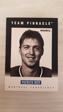 1991-92 SCORE PINNACLE PATRICK ROY TEAM PINNACLE MONTREAL CANADIENS #B-1
