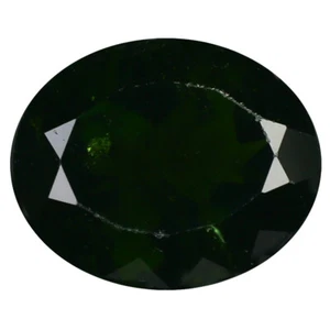 3.59 ct Fair Oval Cut (11 x 9 mm) Unheated / Untreated Green Chrome Diopside - Picture 1 of 1