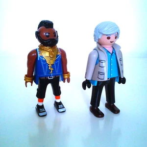 Playmobil A-Team Mr. T, Ba Baracus, Hannibal Smith figure bundle VGC - Picture 1 of 3