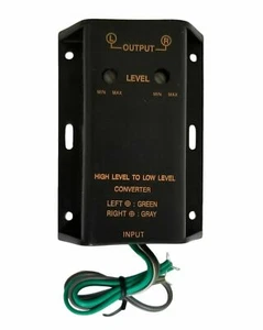 IMC Audio 2 Channel High to Low Line Level Converter Adapter Speaker Wire to RCA - Picture 1 of 4