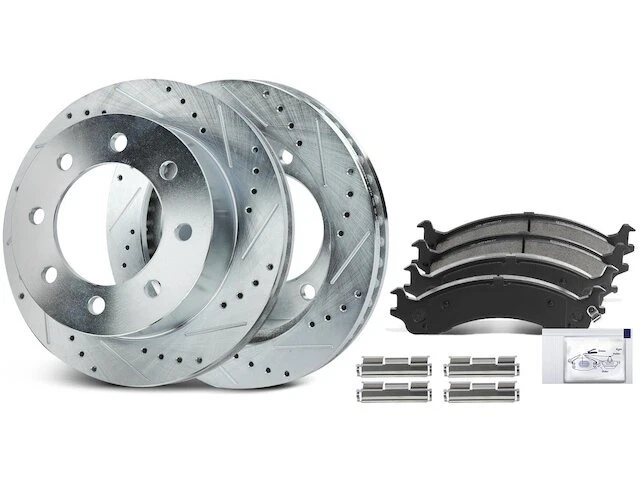 23SW69M Front Brake Pad and Rotor Kit Fits 2000-2002 Dodge Ram 3500 - Imagem 1 de 1