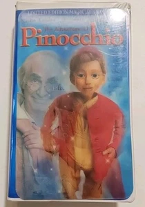 Pinocchio VHS The Adventures Of Pinocchio  Movie Holographic Cover  - Bild 1 von 17