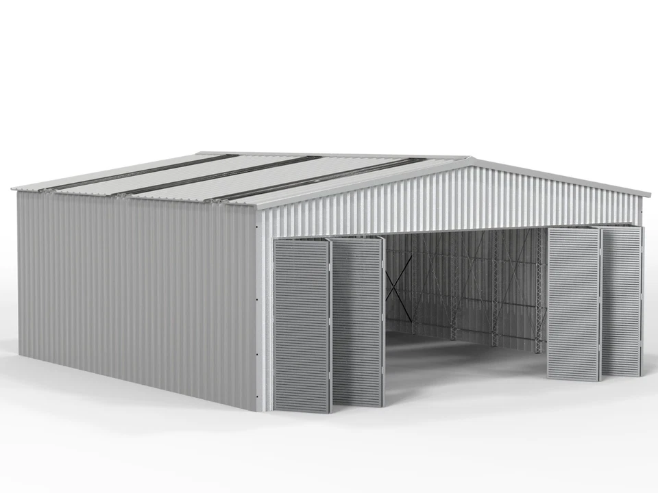 Aircraft Hangar Steel Building Insulated Steel Airplane Hangar Plane Shelter - Image 1 of 4