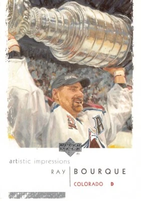 2002-03 Upper Deck Artistic Impressions Ray Bourque #24 NM/MT COLORADO AVALANCHE - Image 1 of 2