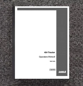 464 Utility Tractor Operator Instruction Maint Manual FARMALL INTERNATIONAL 464 - Picture 1 of 20