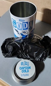 Funko Soda Captain Cold ~ Limited Edition of 7500 ~ Open Can, Sealed Bag, Common - Bild 1 von 1