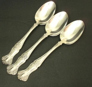 Juego de 3 cucharas para servir plateadas, uva vintage, 1847 Rogers Bros. XS - Imagen 1 de 6