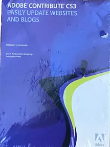 Adobe Contribute CS3 Web Publishing Software for Windows - Picture 1 of 3