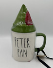 NEW! Rae Dunn Disney Peter Pan Mug With Topper Hat