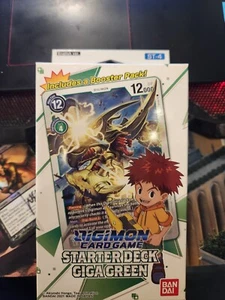 Digimon Card Game Starter Deck Giga Green English ST-4 Bandai SEALED - Picture 1 of 1