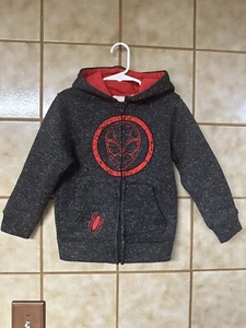 Marvel Spider-Man Zip Hoodie, Outdoor Playcore Schoolcore Boys Sz 7 - Picture 1 of 12