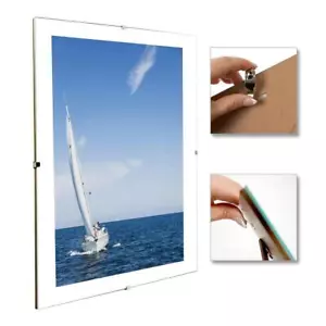 Bilderrahmen rahmenlos A4 21x29,7cm Din Rahmen für Urkunden, Bilder Glasrahmen - Bild 1 von 104