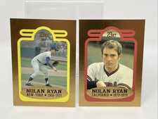 1993 Nolan Ryan, Bleachers,  001,983/10,000. 23kt Gold.  Angels Cards 1 & 2 Of 4