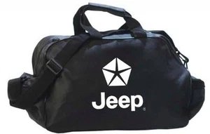 NEU JEEP SCHWARZ SPORTTASCHE BAG Flagge Wrangler Liberty Compass Cherokee - Bild 1 von 1