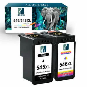 TINTE PATRONEN für Canon PG-545XL CL-546XL Pixma MG2555 MG2950 2940 MX490 MX495 - Photo 1/10