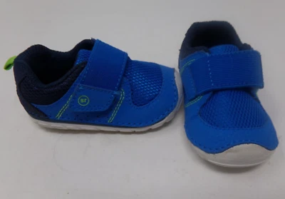 Stride Rite Boys Infant/Toddler Shoes Size 3.5 M-Blue SM RIPLEY-w/Hook & Loop - Image 1 of 4