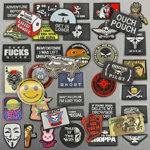 Morale Patch UK Hook and Loop Tactical Military Army Airsoft Funny Meme Badge - Picture 1 of 273