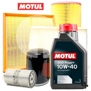 Kit Tagliando Per Fiat Punto 188 1.2 16v 80cv 3 Filtri + 3LT Olio Motul 10W40 - Foto 1 di 7
