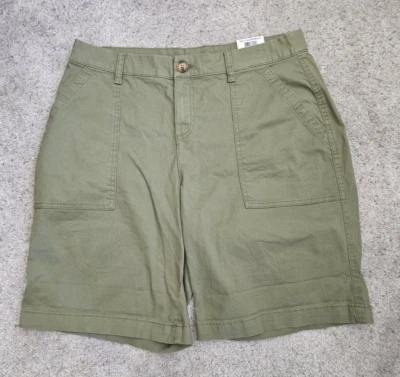 Style & Co Women's Size 12 Dry Grass Bermuda Shorts - Image 1 of 4