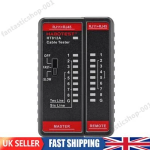 RJ45 RJ11 Network Cable Tester LED Display LAN Cable Tester Network Repair - Afbeelding 1 van 12
