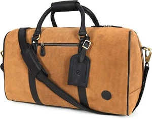 Leder Reisetasche | Sporttasche Sporttasche Flugzeug Gepäck Handgepäck - Bild 1 von 19