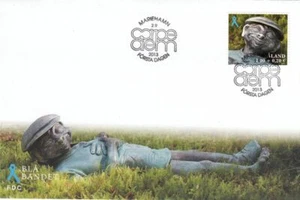 Carpe Diem Blue Ribbon Aland Island Finland Mint FDC 2013 - Picture 1 of 1