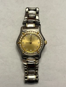 Ebel 1911 Stainless Steel and 18K gold Diamond bezel ladies watch 190910. - Picture 1 of 6