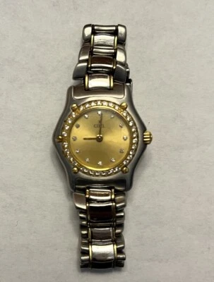 Ebel 1911 Stainless Steel and 18K gold Diamond bezel ladies watch 190910. - Image 1 of 4