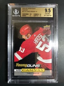 2019-20 Upper Deck Taro Hirose Young Guns lona novato BGS 9,5  - Imagen 1 de 2