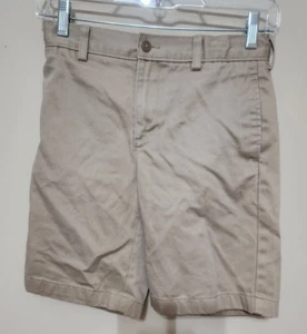 Lands' End School Uniform Boys Slim Chino Shorts Size 12 - Picture 1 of 7