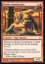 4X SHINKA GATEKEEPER RED BETRAYERS OF KAMIGAWA MTG MAGIC NM X4 (yourdeckbuilder)