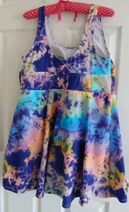 Torrid Wireless Colorful Tie Dye Swim Dress Size 1 NWT - Picture 1 of 11