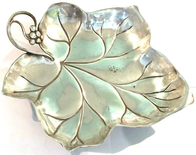 Antique Art Nouveau WMF Silver Plated Ivy Leaf Dish / Serving Bowl - Image 1 of 4