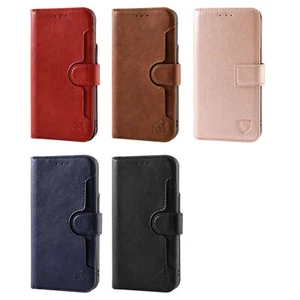 Leather Flip Case With Card Slot For Galaxy S25 Ultra,S24, Galaxy Z Fold 6/5/4 - Picture 1 of 48