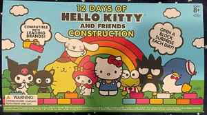 SET COSTRUZIONI UFFICIALE SANRIO 292 PEZZI 12 GIORNI DI CIAO KITTTY con minifigure - Foto 1 di 3