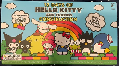 OFFICIAL SANRIO 292-PIECE 12 DAYS OF HELLO KITTTY CONSTRUCTION SET w/MiniFigures - Image 1 of 3