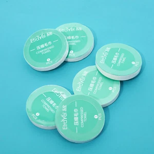 6x Compressed Face Towels Ultra-soft Cotton_Portable Face Towels Travel Hotel - Picture 1 of 10