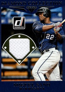 2017 Donruss Diamond Collection Memorabilia #DCMS Miguel Sano Jersey - NM-MT