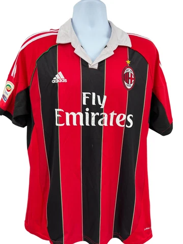 Adidas Fly Emirates AC Milan 2012 #10 Ibrahimovic Soccer Jersey Mens Size L/XL Cover