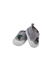 MSU Michigan Spartans Baby Fanatics Prewalker Shoes Sz 2 (3-6 mon) NIP Gray - Picture 1 of 16