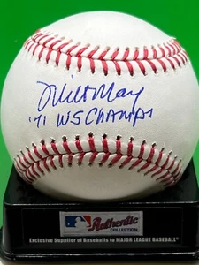 MILT MAY PITTSBURGH PIRATES  1971 WS CHAMPS  SIGNED OML BASEBALL - Picture 1 of 1