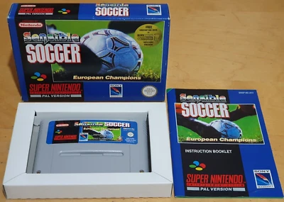 Sensible Soccer for Super Nintendo SNES Complete In Collector's Condition PAL - Image 1 of 4